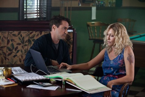 Robert Downey Jr. as Hank Palmer, left, and Vera Farmiga as Samantha Powell in Warner Bros. Pictures' and Village Roadshow Pictures' drama "The Judge," a Warner Bros. Pictures release.  