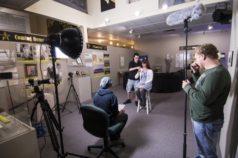 Digital Cinema students at the Elkhorn Valley Museum