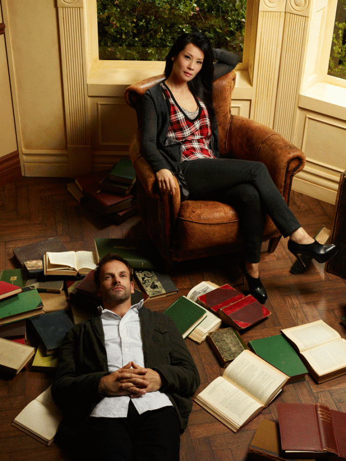 Jonny Lee Miller (left) stars as Sherlock Holmes and Lucy Liu stars as Watson on the new television series Elementary, premiering Thursdays, 10pm ET/PT this Fall on the CBS Television Network. (Nino Munoz/Courtesy CBS/MCT)  