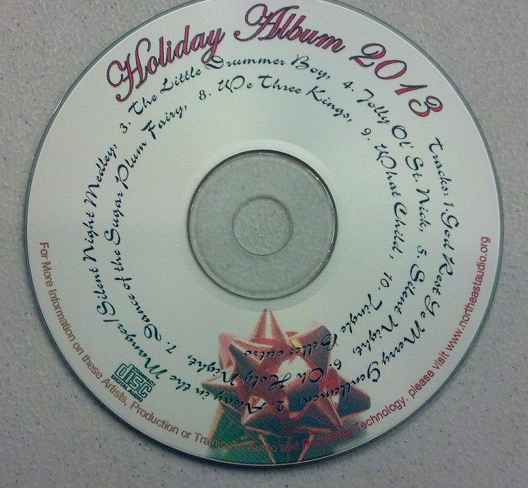 NECC Audio students Holiday CD