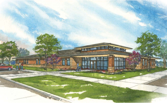 Artist drawing of the proposed new ONeill Campus - NECC