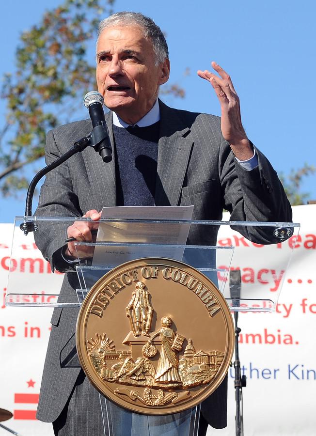 Ralph Nader reaching out to Occupy protesters