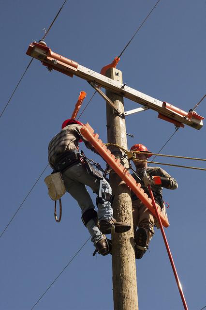 Utility Line Students Are Up In The Air