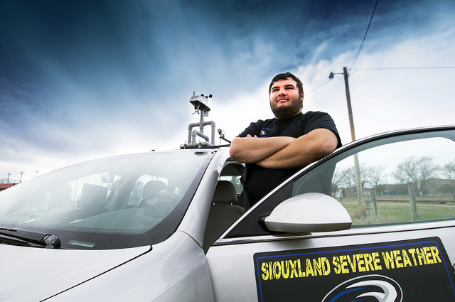 Northeast Student Protects Community as a Storm Spotter