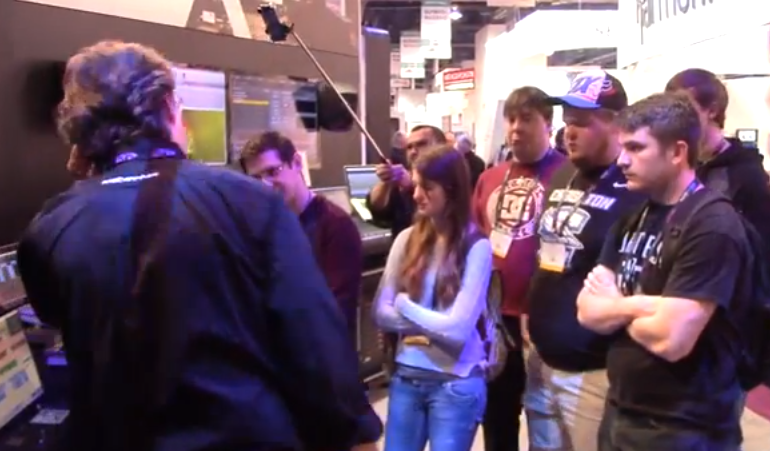 Media Arts Students Learn At The National Association Of Broadcasters Show
