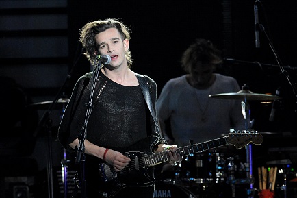 The 1975 performs at the mtvU Woodie Awards during SXSW in Austin, Texas, in 2014. (Manuel Nauta/NurPhoto/Sipa USA/TNS)