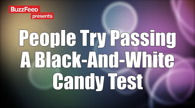 Black and white candy?