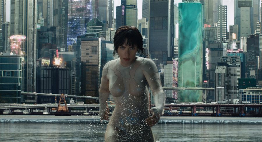 Scarlett Johansson plays The Major in "Ghost in the Shell." (Paramount Pictures/DreamWorks Pictures/TNS)