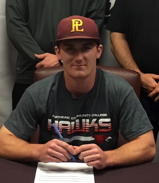 Mike Ripa, LaVista, signs letter of intent to play baseball for the Hawks