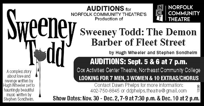 Audition for Sweeney Todd!