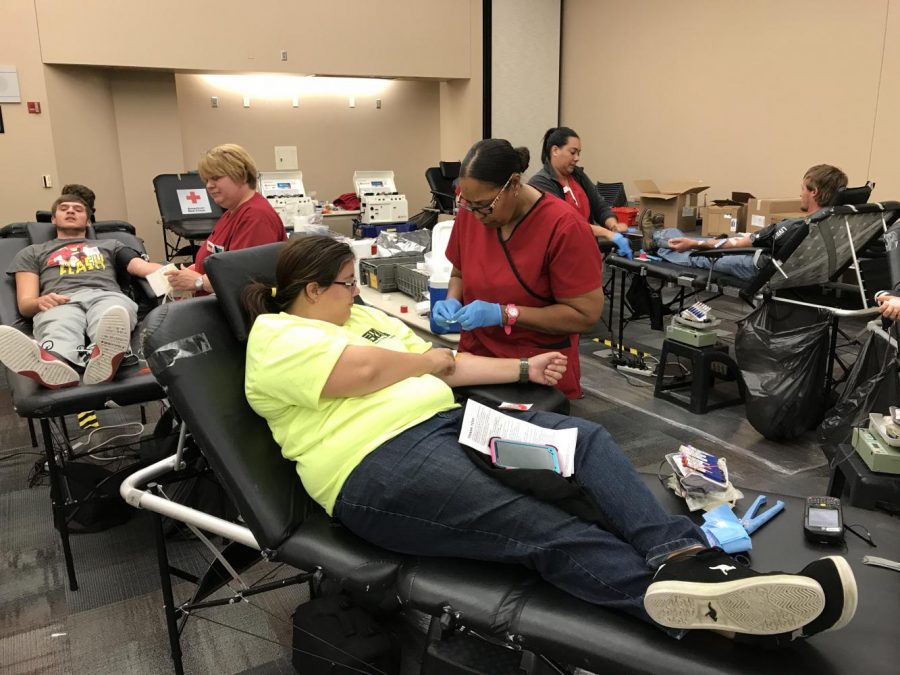 Northeast students show out for blood drive