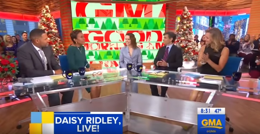 Daisy Ridley on Good Morning America