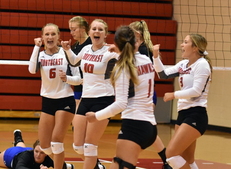 Northeast volleyball dominates NIACC to secure Region XI-B Championship