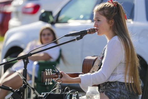 Two years ago, she competed on ‘The Voice.’ Now she’s the star of a coronavirus block party
